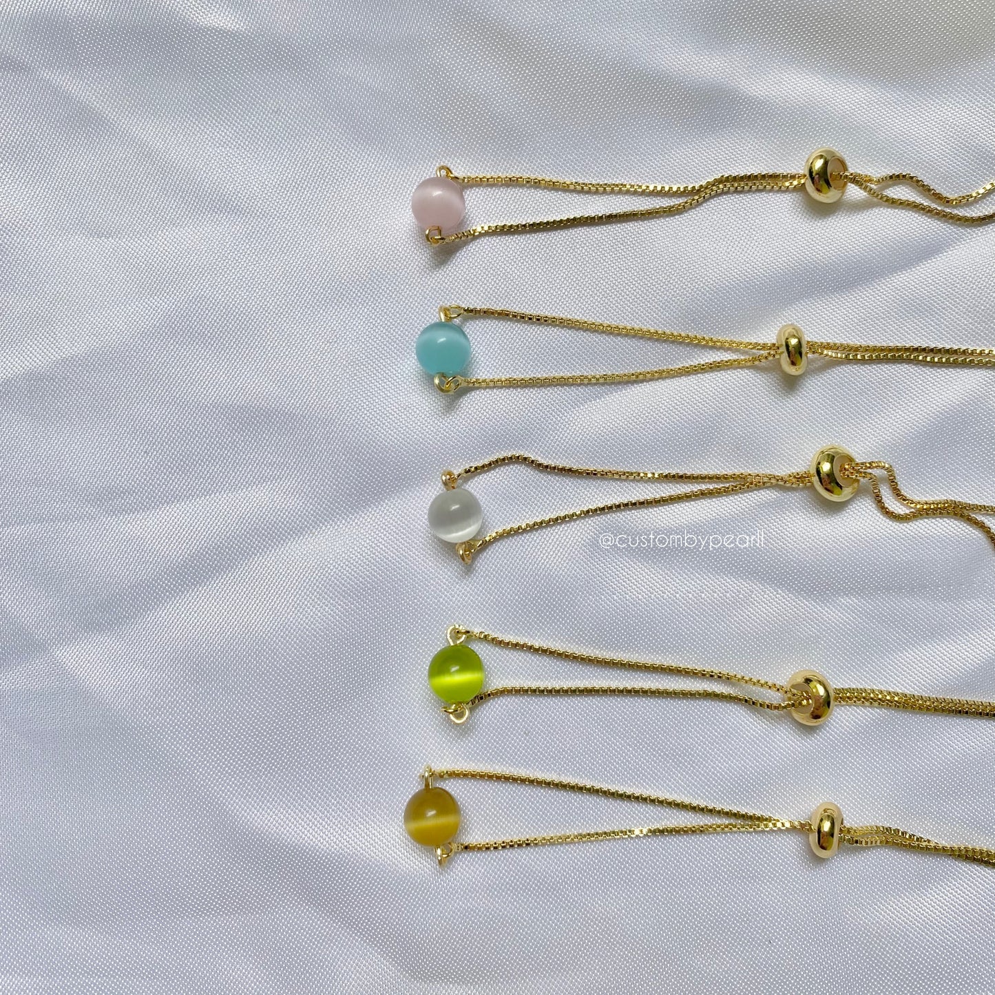 Pulsera ojo de gato Ajustable